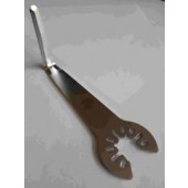 2 Inch 'L' Shaped Serrated Knife & Extended Length Commercial Glass Quick Release Blade